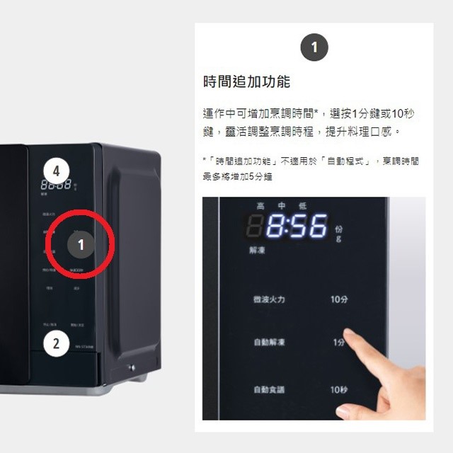 Panasonic 國際 NN-ST34NB  轉盤式微電腦25L微波爐
