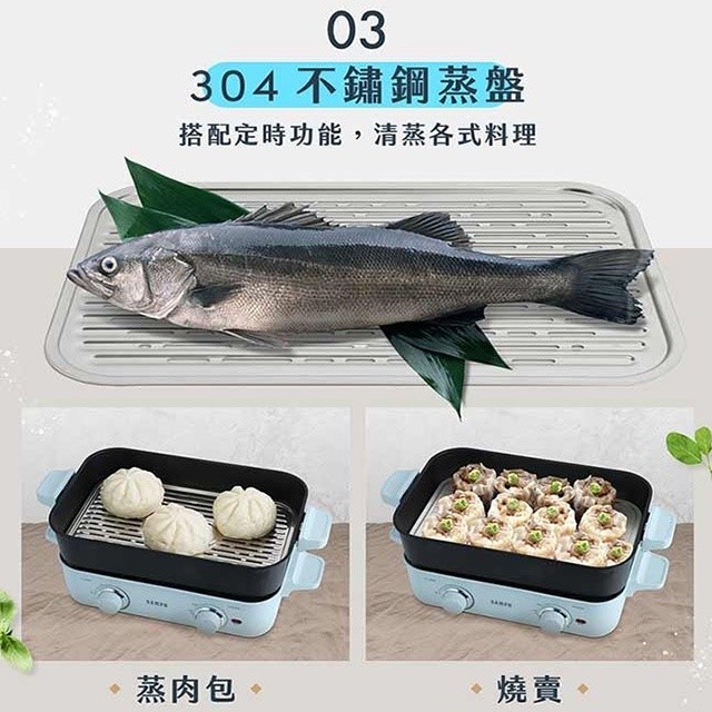 SAMPO 聲寶 TG-HA12C 多功能火烤萬用爐/電烤盤