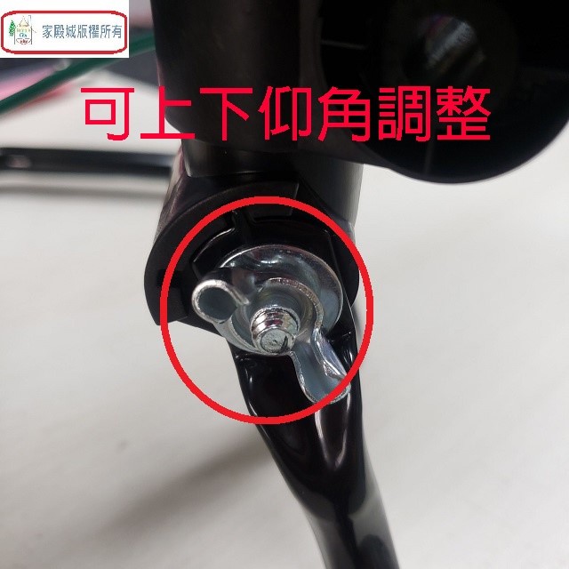 雙星 TS-1213  12吋360度外旋式循環桌扇
