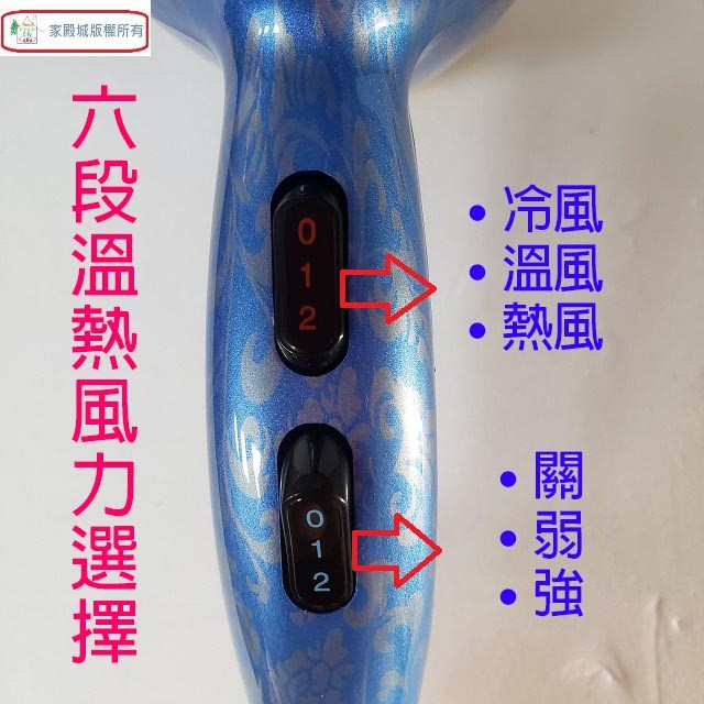 好馬 CY-306 專業用吹風機(顏色隨機出貨)