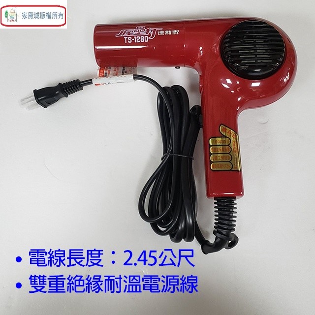 達新 TS-1280 經典專業吹風機