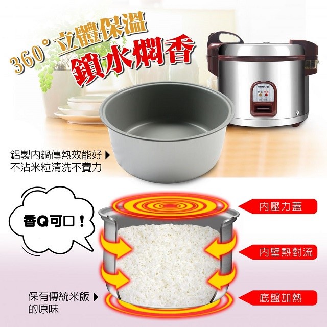 日象 ZOER-6030QS 營業用 5.4L 電子鍋