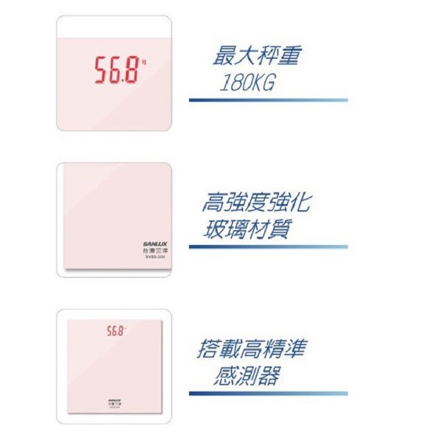 SANLUX 台灣三洋 SYES-304 數位體重計