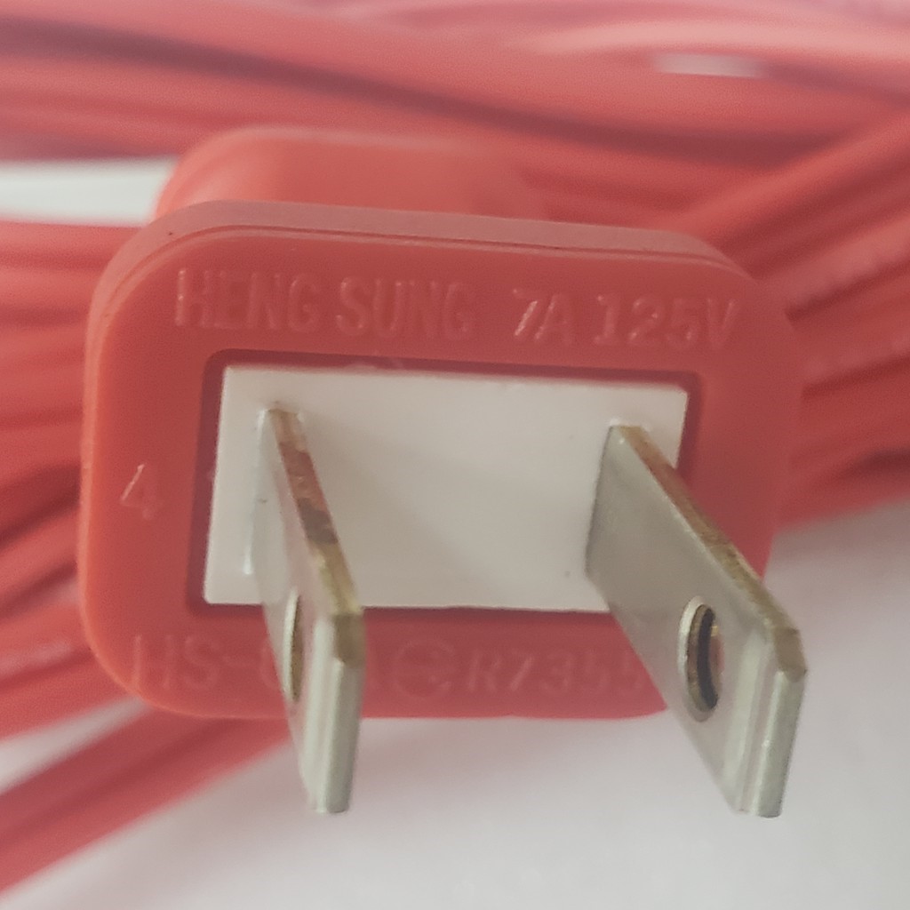 單頭 2C 紅色14.5尺電源線/神明燈電源線/燈籠電源線