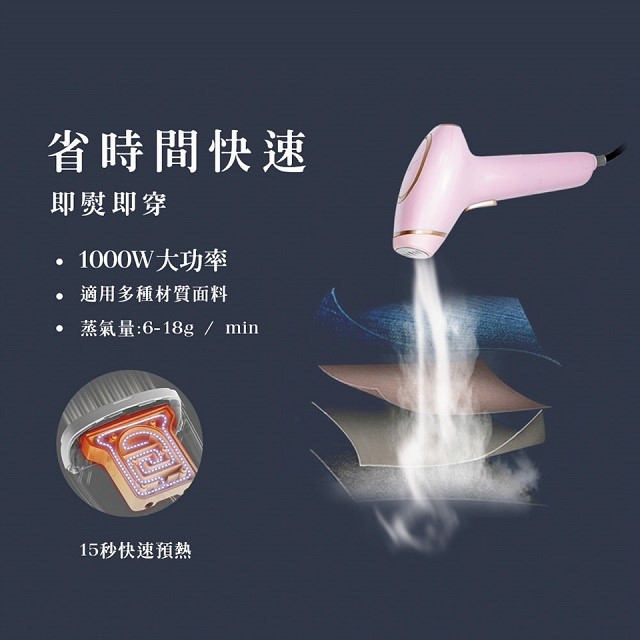 HTT 中華大雄 HGM-0608蒸氣掛燙機 (顏色隨機出貨)