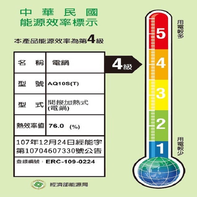 萬國 AQ-10ST  不鏽鋼厚釜10人份電鍋
