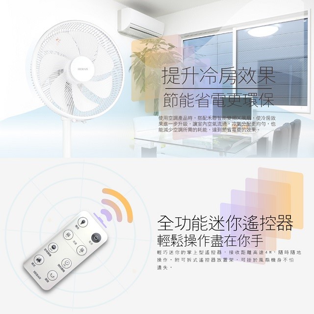 HERAN 禾聯 HDF-12AH710  智能變頻12吋 DC風扇