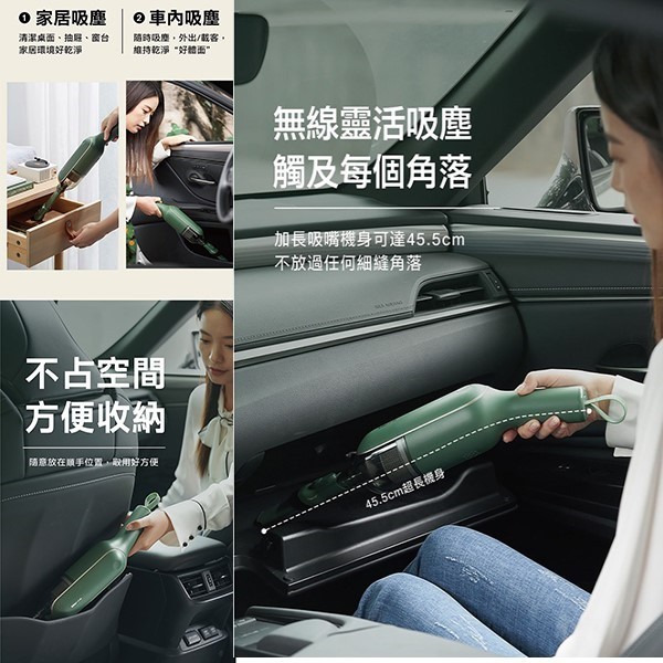 BEAR 小熊XCQ-B01R1真空無線吸塵器~~出清品