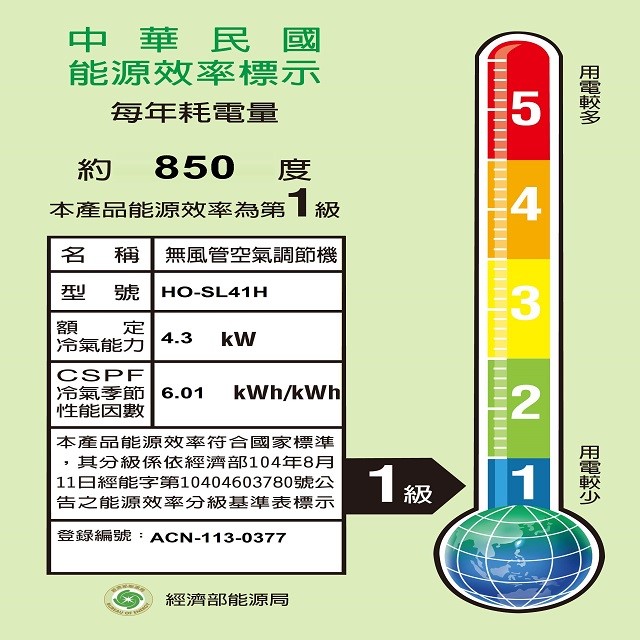 禾聯HI/HO-SL41H變頻冷暖分離式冷氣(含標準安裝)(限高雄市區)