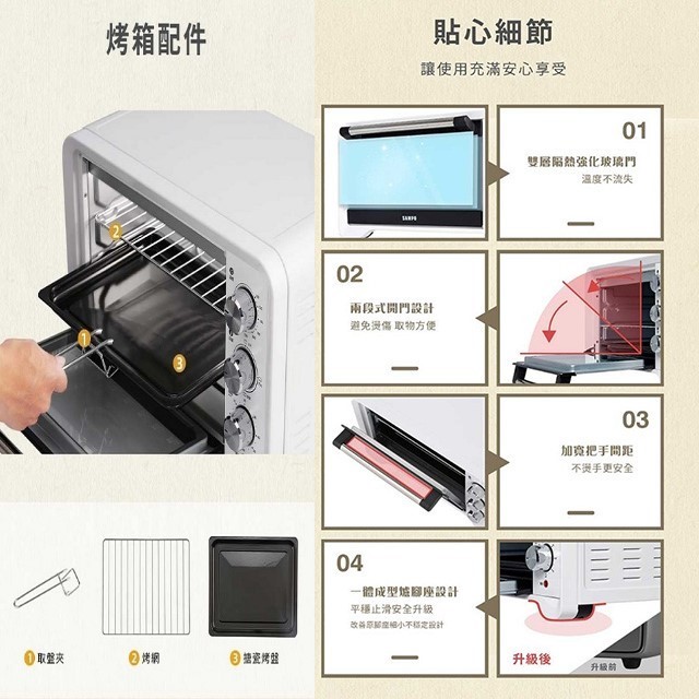 SAMPO 聲寶 KZ-XG20  20L 電烤箱