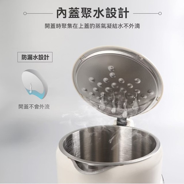 SABA  SA-HK41雙層防燙快煮壺/電茶壺(1.7L)