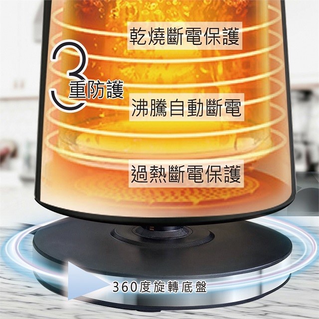 LAPOLO 藍普諾 LA-S2629 微電腦定時保溫快煮壺(1.7L)