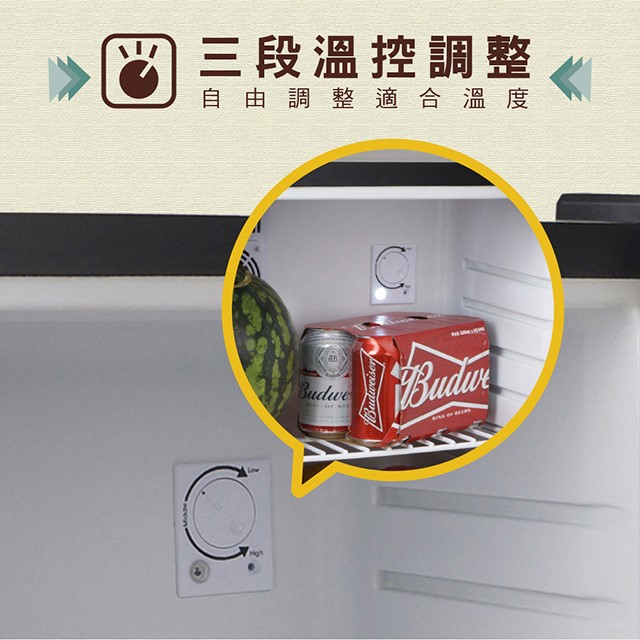 HERAN 禾聯 HBO-0571(BL)單門電子冷藏箱50L (含基本安裝)