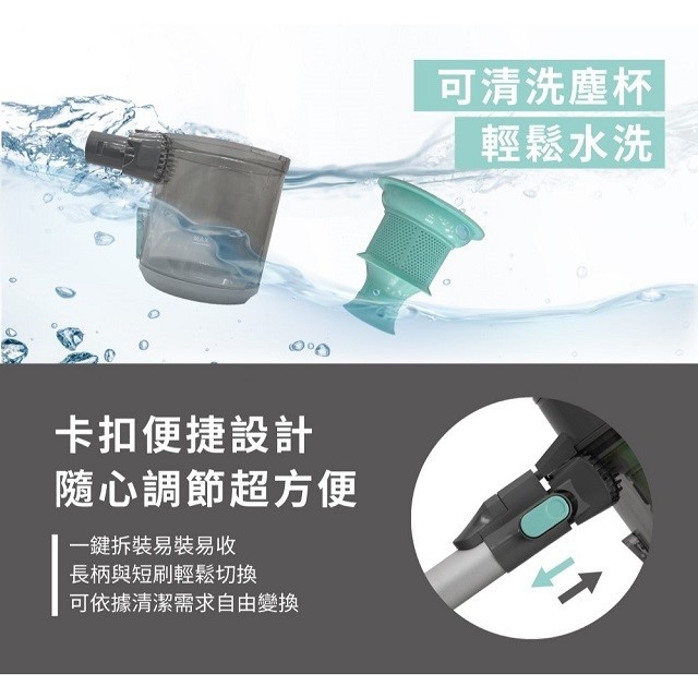 HERAN禾聯 HVC-14UL010 無線手持吸塵器