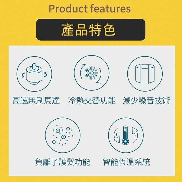 LAPOLO 藍普諾 LA-S802 負離子吹風機