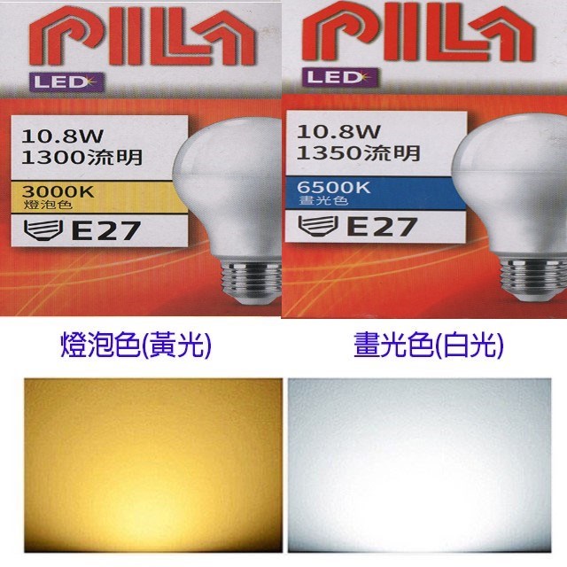 PILA 沛亮 10.8W LED燈泡(12入) 