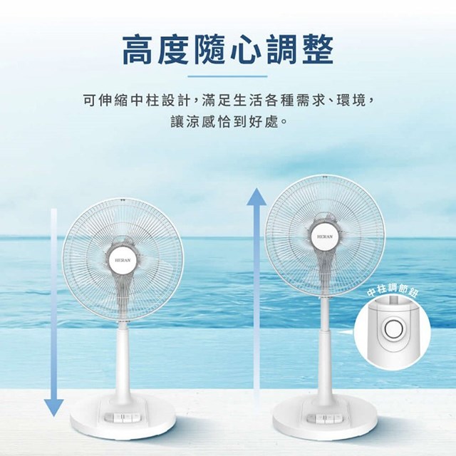 HERAN 禾聯 HAF-14AH53A  14吋AC機械式立扇