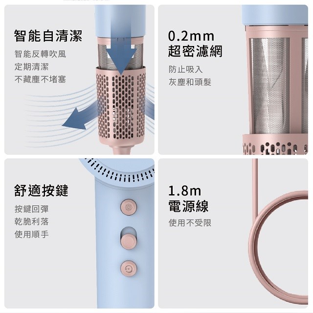 彼安特雙電壓高速負離子吹風機 HD050/HD051