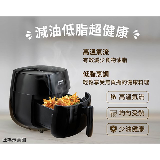 SANLUX 台灣三洋 SK-F830  氣炸鍋(4.3L)
