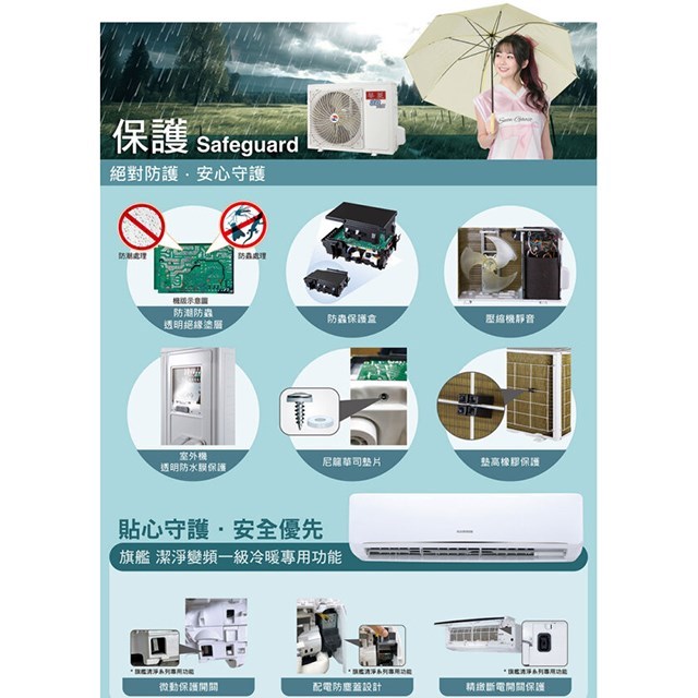 華菱 BHI/O-63KIGS變頻冷專型分離式冷氣(含標準安裝)(限高雄市區) 